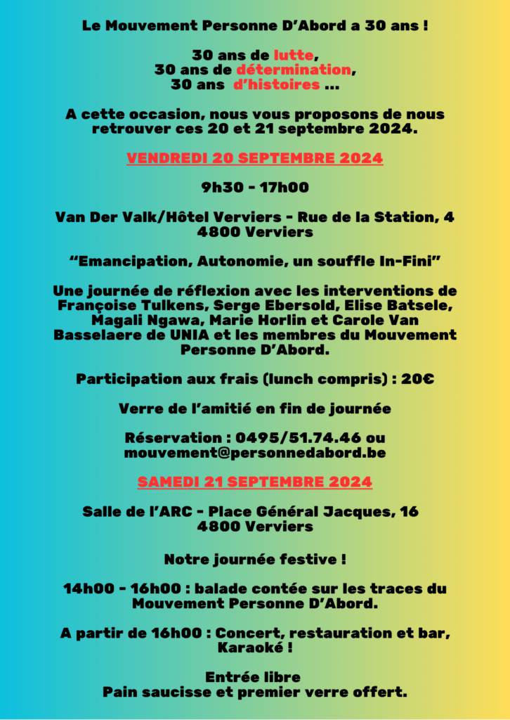 Invitation 30 ans MPDA texte